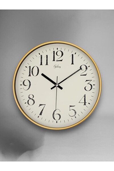 Genel Markalar Galaxy D-218-A-1 Eskitme Kadran 30 CM Sessiz Akar Duvar Saati ...