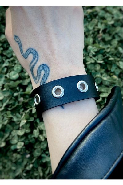 DarkellaStore Gothic, Punk, Single Row Bird Eye Bracelet