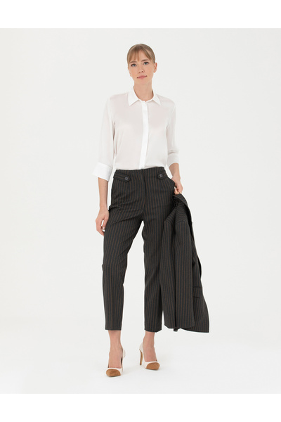 Pierre Cardin Antrasit Carrot Fit Kumaş Pantolon 50273082-VR006