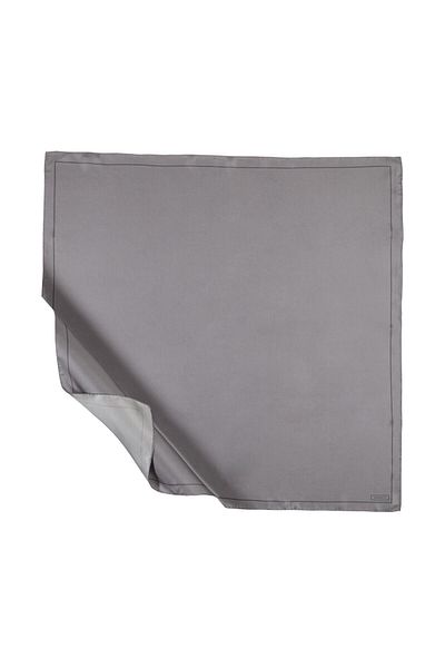 ipekevi Μεταξωτό Φουλάρι Twill - Κορνίζα - Silver Silk House