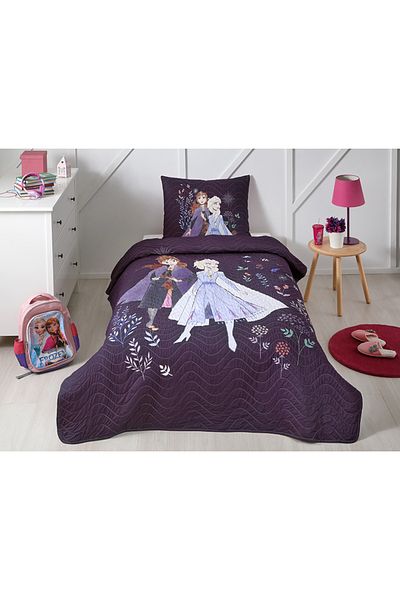 Özdilek Cuvertură de pat pentru copii Frozen Natural cu licență Disney - 160x230 cm
