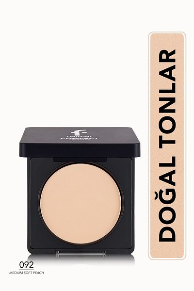 Flormar High Pigmented & Semi Matte Finish Fine Structured Compact Powder