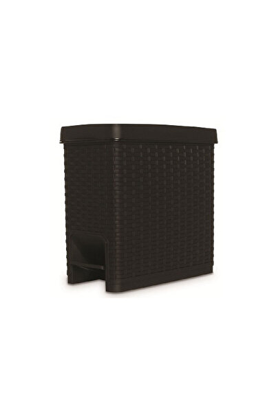 Prima Nova Rattan Pedallı Kova Kahverengi