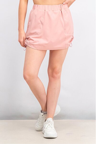 Mountain And Isles Women Pull,On Plain Mini Skirt, Blush