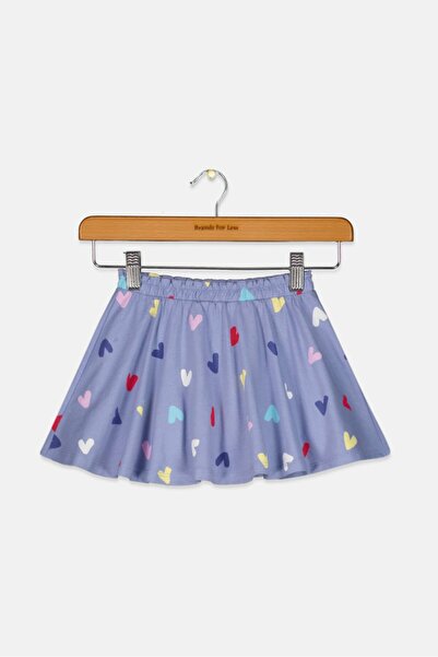 Tchibo Toddlers Girl Allover Print Skirt, Blue