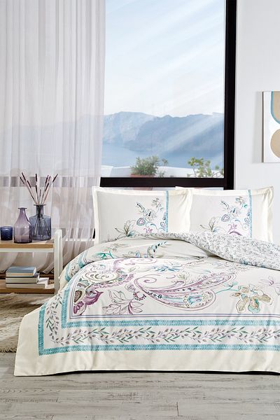 Özdilek Set cuvertură de pilota dublă Flor Bohemia