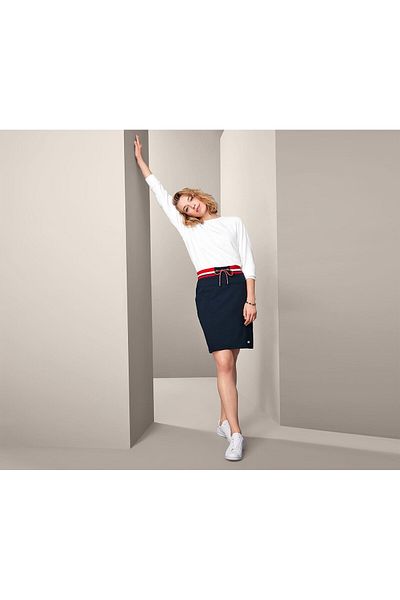 Tchibo Women Plain Mini Skirt, Navy