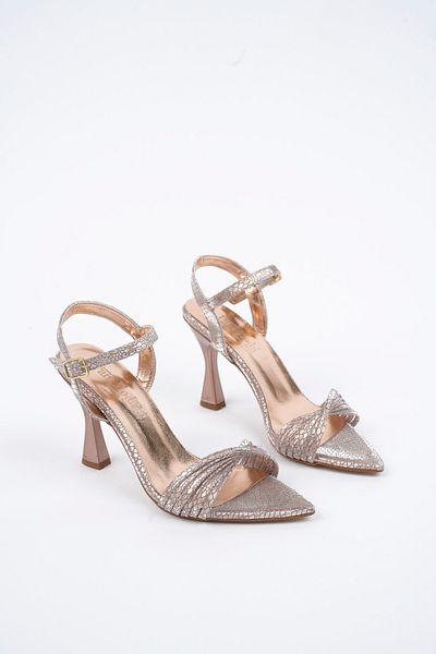 Sapin Twist Banded Heeled Women's Shoes (THE EXACT MOLD AND THE SIZE YOU USE IS RECOMMENDED) 72520