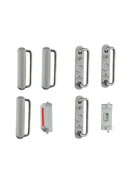 MBL On/Off Side Sound and Mute Keys + Sim Set Compatible for iPhone 6S - SILVER