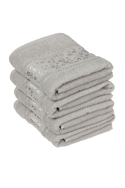 Özdilek Camellia 4-Piece Towel 50x80 Gray Kdn(ET)