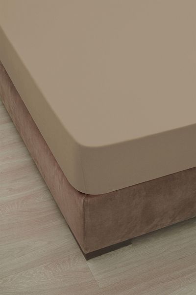 FLORETTA King Size Elastic Combed Bed Sheet 180X200 30 cm