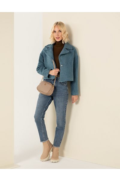 Pierre Cardin Mint Crop Top Coat 50253472 -Vr152