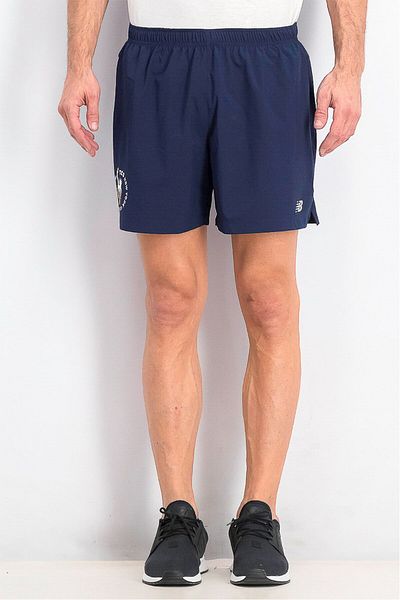 New Balance Men Sportswear Fit Marathon Impact 5 Short, Pigment Navy