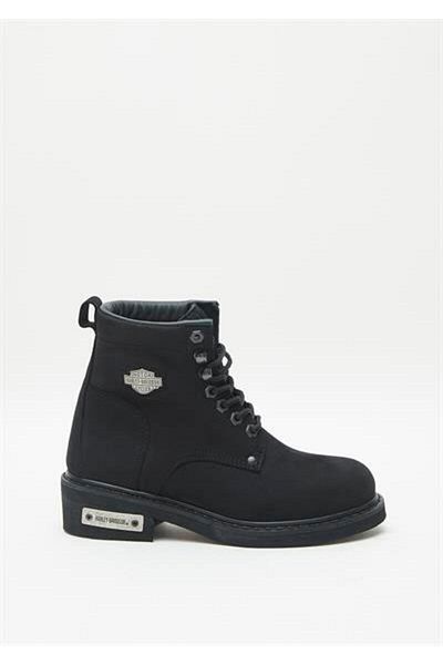 Harley Davidson Gibson Women's Black Nubuck Boots