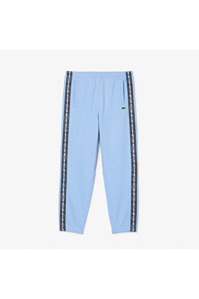 Lacoste Erkek Relaxed Fit Baskılı Açık Mavi Eşofman Altı