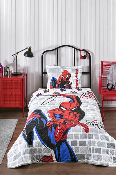 Özdilek Spiderman Super Hero Disney Licensed Children's Bedspread - 160x230 Cm