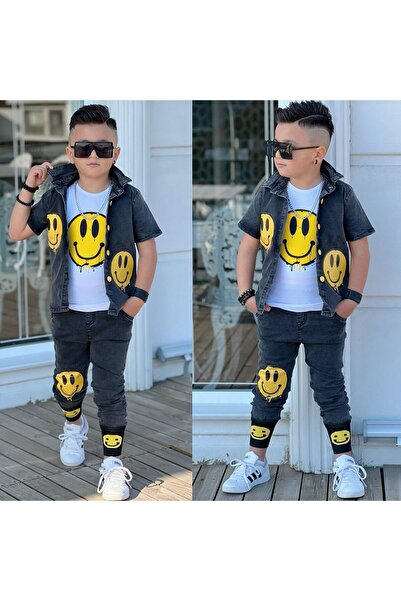 KOKOŞ BEBEK Boy's Smiling Face Cool Combination |   Between 2/12 Years