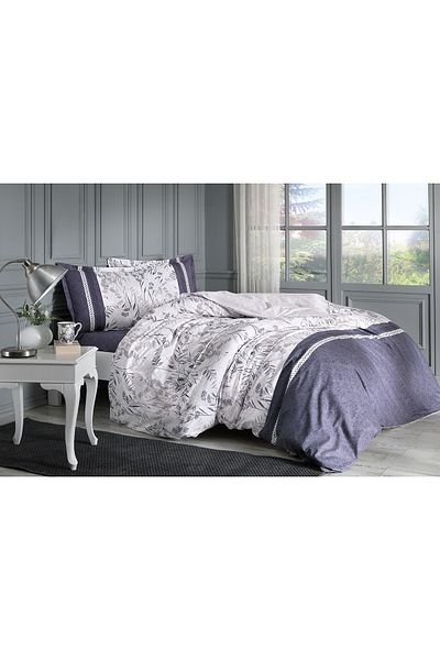 Özdilek Branch Single Fitted Sheet Duvet Cover Set
