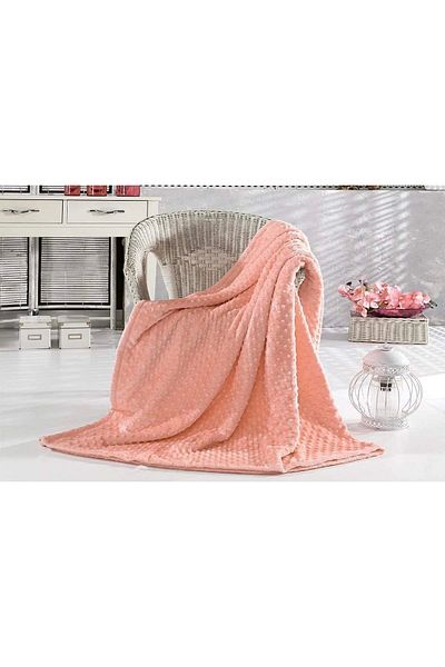 NİVEMESHOME Pearly Powder Double Bud Soft Blanket Merino
