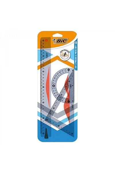 Bic Drawing Set 30cm 3 Pieces /9927272