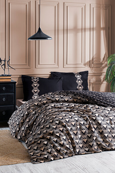 Özdilek Ouro Double Elastic Fitted Bed Sheet Duvet Cover Set