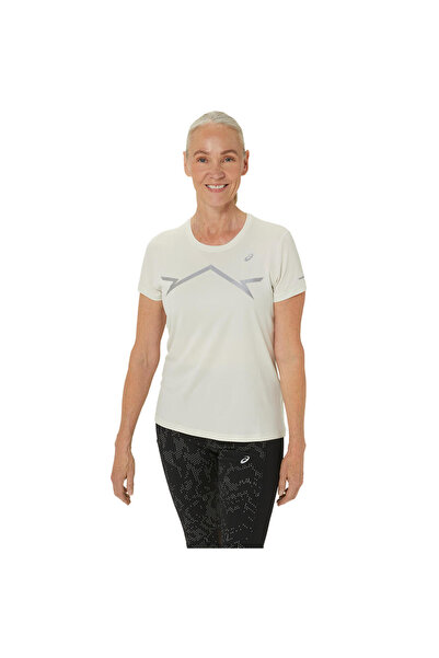 Asics Lite-Show SS 2024-Cream-S дамска тениска за бягане