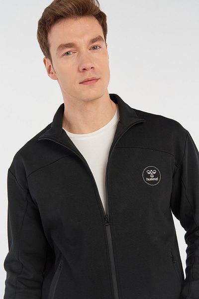hummel Μαύρο ανδρικό φούτερ - 922060 -2001 Hmlroyal Zip Jacket