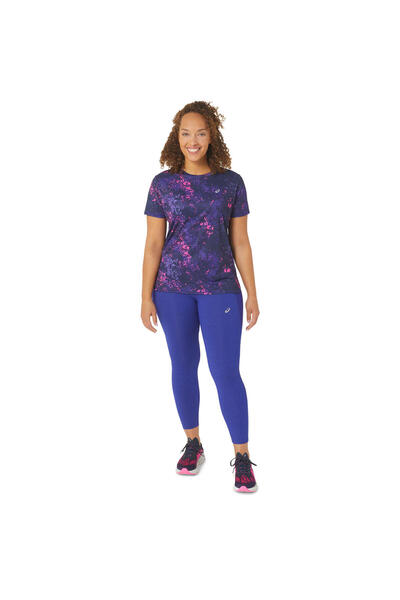 Asics Γυναίκες& # x27;s Κοντομάνικο T-shirt με ολόσωμο σχέδιο (AOP) SS Top XS