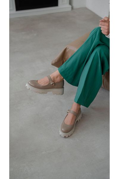 ECENİN BUTİĞİ Reyna Mink Patent Leather Genuine Leather Women's Loafers