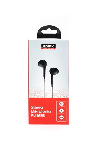 Ithink Kulakiçi Stereo Mikrofonlu Kulaklık Kl-270 Siyah