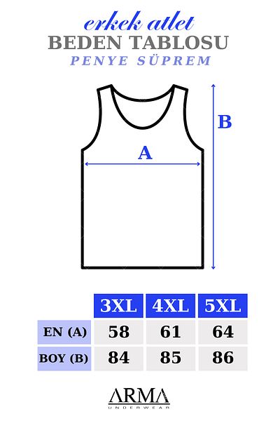 Arma Yıldız Μαύρο 3 Pack Ανδρικό εσώρουχο Plus Size 100% βαμβάκι