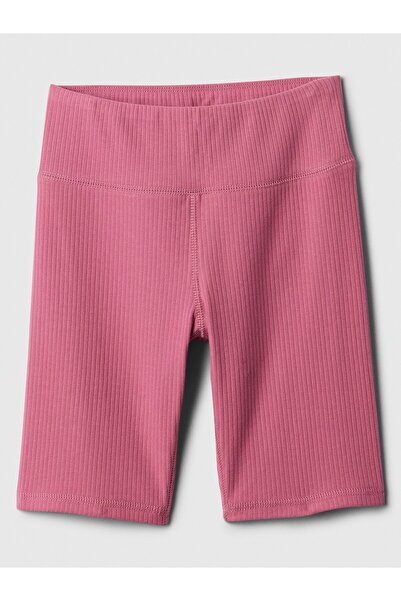 GAP Kız Çocuk Pembe Fitilli Bisiklet Şortu