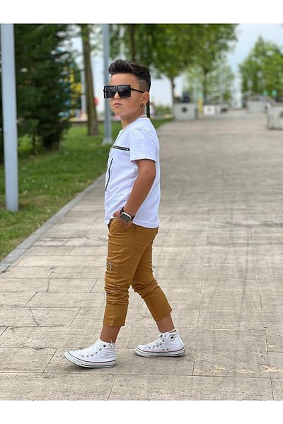 KOKOŞ BEBEK Комплект костюми с цип за момчета