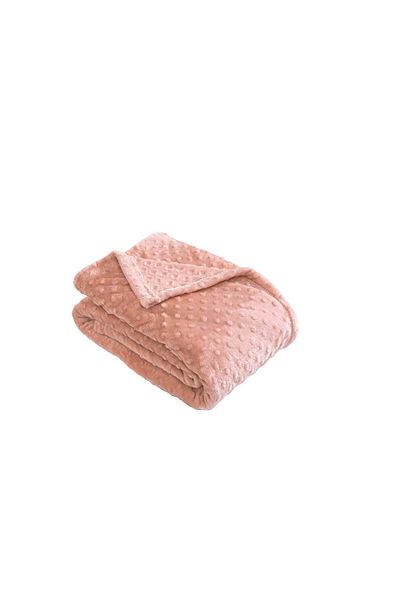 NİVEMESHOME Pearly Powder Double Bud Soft Blanket Merino