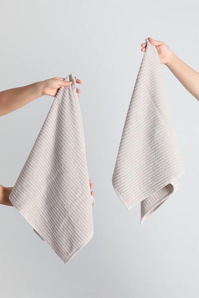FAVORA Πετσέτα χεριών και προσώπου Nurpak Beige Ekol 2 Pack - 50x90
