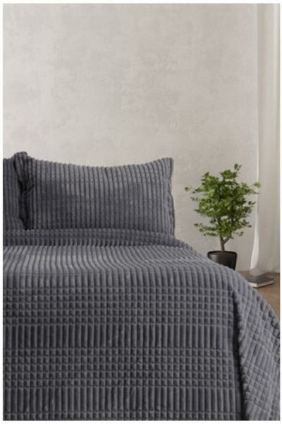 Merinos Modern Line 3 Piece Blanket and Bedspread Set K