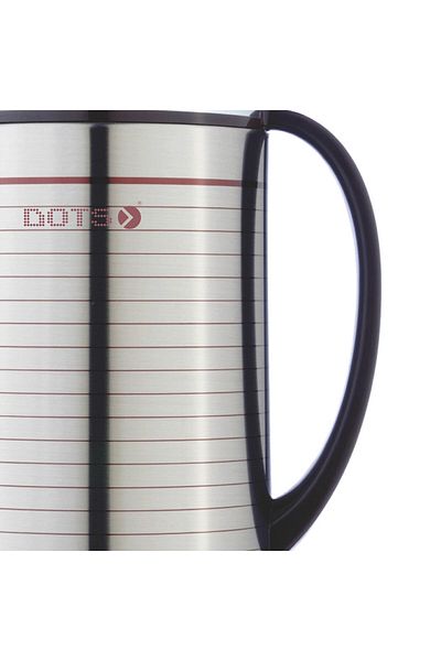 DOTS Thermo Flask, 1.6 Liters - Silver