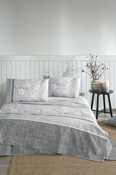 FLORETTA Flor Blanca Single Pique Set