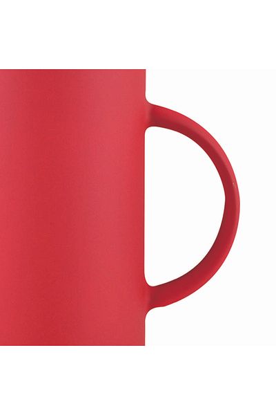 DOTS Tea and Coffee Thermos, 1 Liter - Red