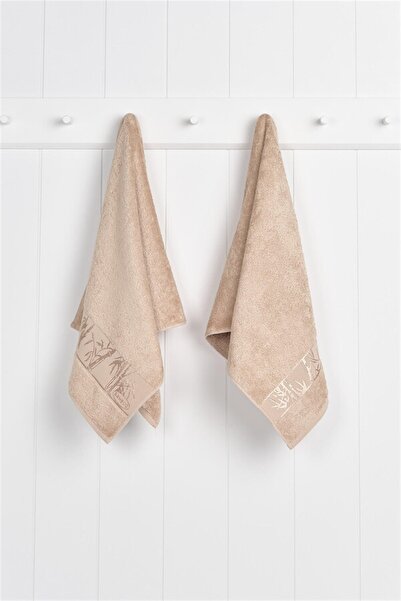 FAVORA Nurpak Bamboo Face Towel 50x90 - Mink