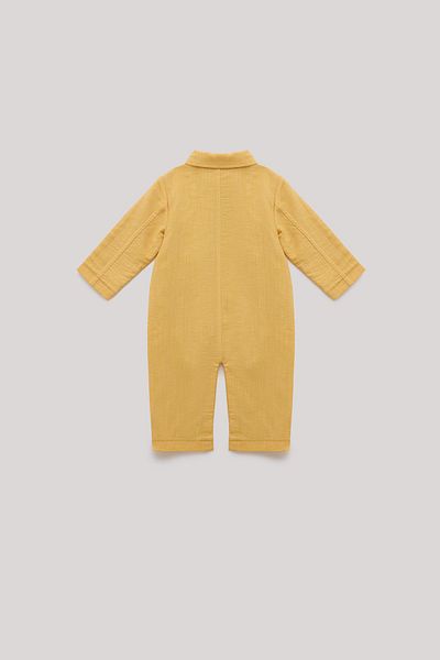 GB Baby Bg Store Baby Boy Mustard Jumpsuit