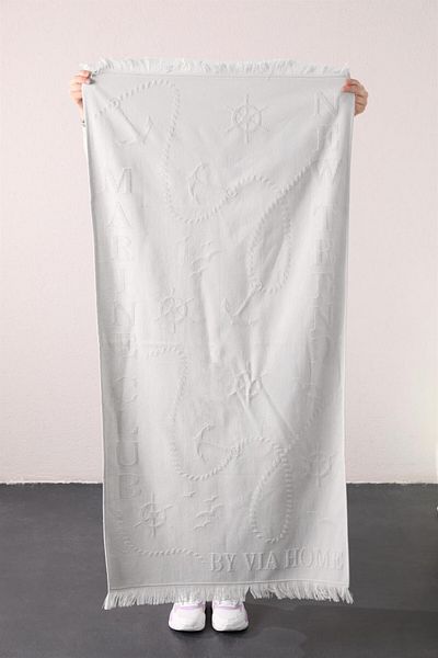 FAVORA Prosop de plajă în relief 100% bumbac Trend - Bej