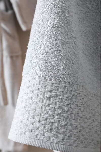 FAVORA Tuwa Unisex Cotton Size Xxl Single Bathrobe Set - Gray