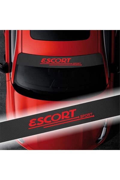 HARGE HG Ford Escort Compatible Carbon Windshield Auto Sticker
