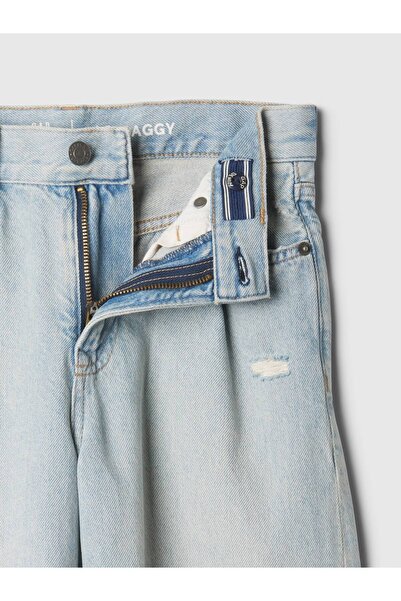 GAP Erkek Çocuk Açık Mavi Baggy Jean Pantolon