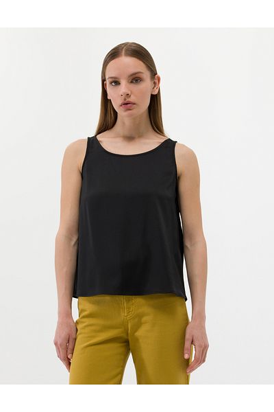 Pierre Cardin Black Regular Fit Tank Top 50262567 -Vr046