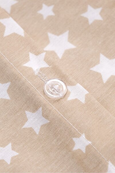 FAVORA Cotton Single Duvet with Star Elastic Sheet