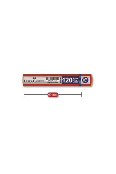 Faber Castell 0.7 2b Red TubeGrip- 60Mm120 Pieces