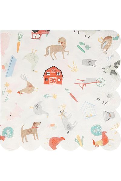 STOREMAX Mu-Artshop Meri Farm Napkin (L) (20 Pcs) Tnca 871301