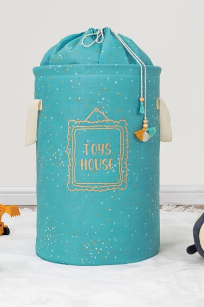 FAVORA Alas Baby Basket cu geantă rotundă albastră